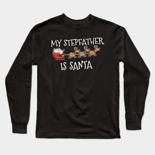 Matching family Christmas outfit Stepfather Long Sleeve T-Shirt